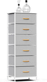 WAYTRIM Vertical Dresser Storage Tower with 6 Drawers