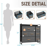 WAYTRIM Dresser Closet with 7 Drawers