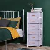 WAYTRIM Vertical Dresser Storage Tower with 6 Drawers